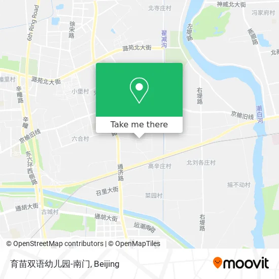 育苗双语幼儿园-南门 map