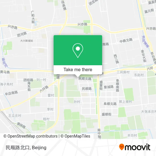 民顺路北口 map