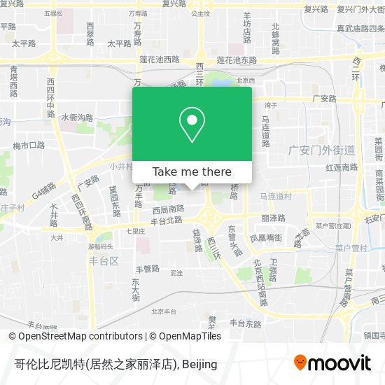 哥伦比尼凯特(居然之家丽泽店) map