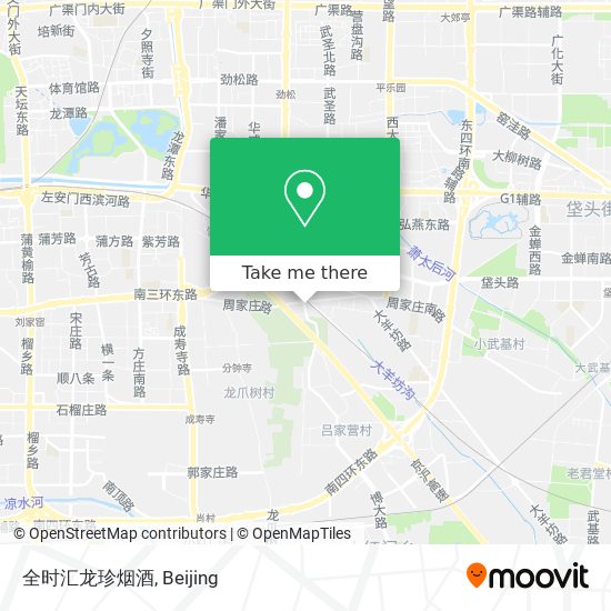 全时汇龙珍烟酒 map