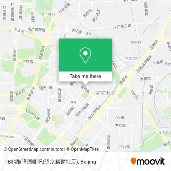 IB精酿啤酒餐吧(望京麒麟社店) map