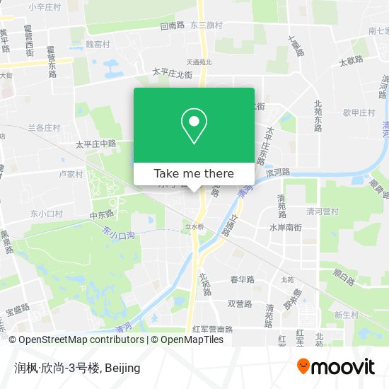 润枫·欣尚-3号楼 map
