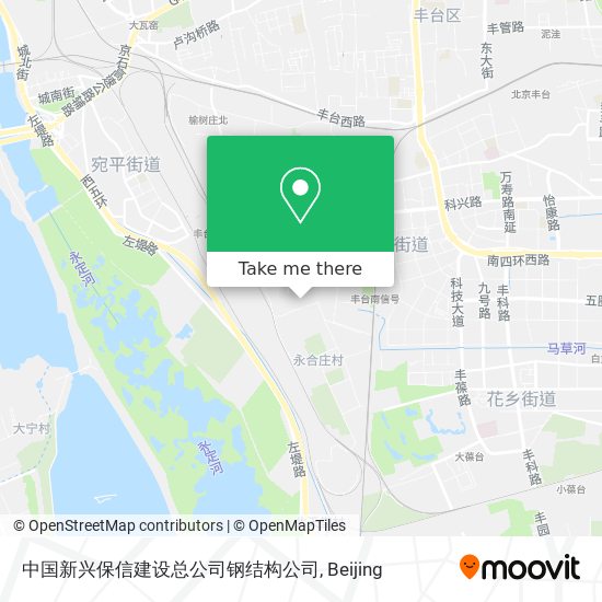 中国新兴保信建设总公司钢结构公司 map
