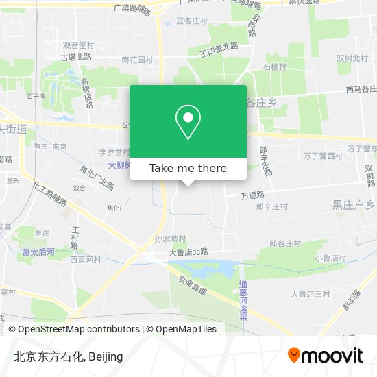 北京东方石化 map