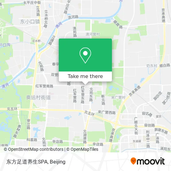 东方足道养生SPA map