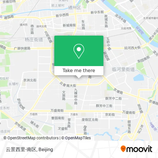云景西里-南区 map