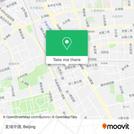 龙域中路 map