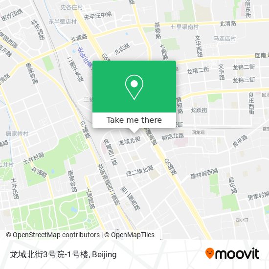 龙域北街3号院-1号楼 map