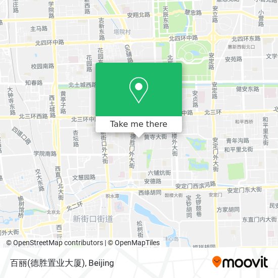 百丽(德胜置业大厦) map