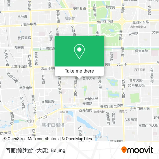 百丽(德胜置业大厦) map