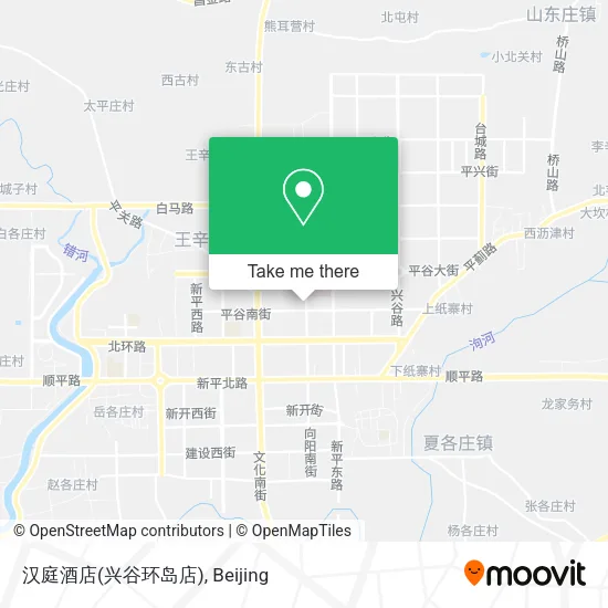 汉庭酒店(兴谷环岛店) map