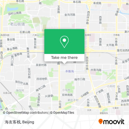 海友客栈 map
