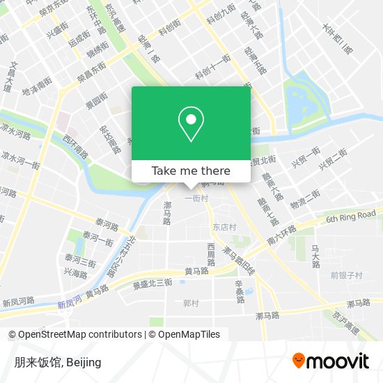 朋来饭馆 map