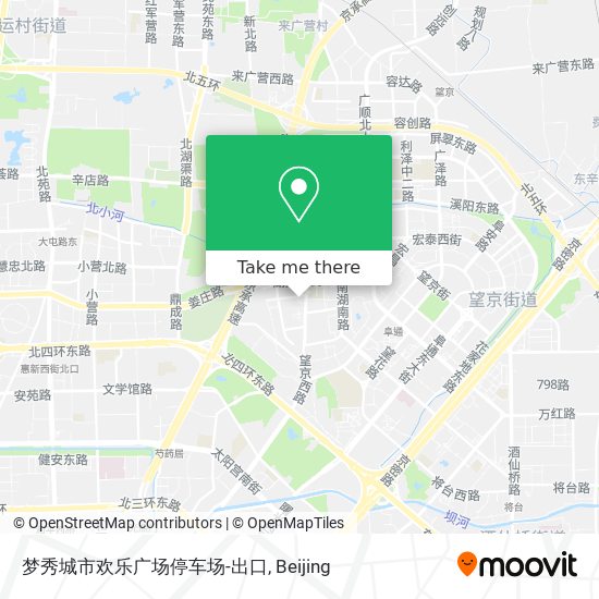 梦秀城市欢乐广场停车场-出口 map