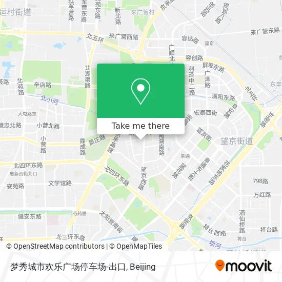 梦秀城市欢乐广场停车场-出口 map