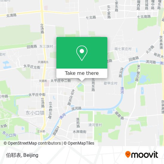 伯耶表 map