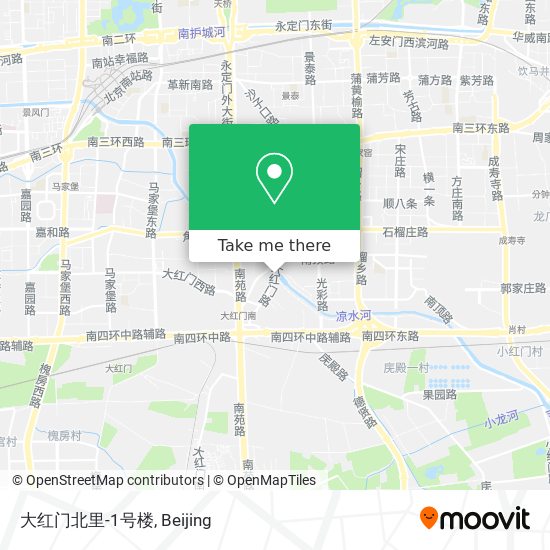 大红门北里-1号楼 map