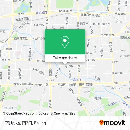 南顶小区-南2门 map