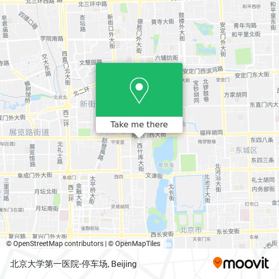 北京大学第一医院-停车场 map