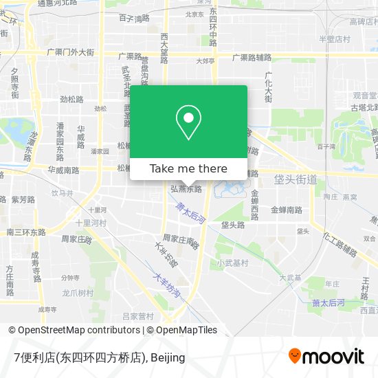 7便利店(东四环四方桥店) map