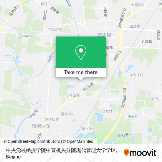 中央党校函授学院中直机关分院现代管理大学学区 map