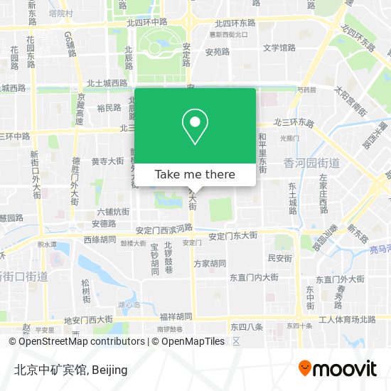 北京中矿宾馆 map