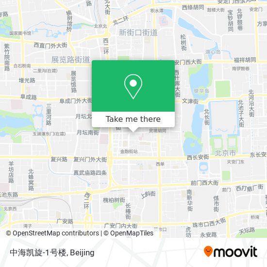 中海凯旋-1号楼 map