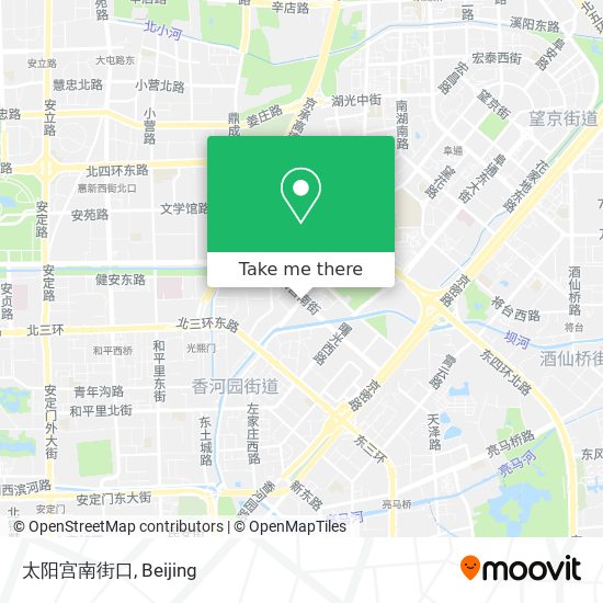 太阳宫南街口 map