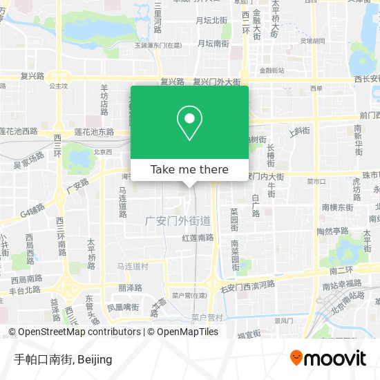 手帕口南街 map