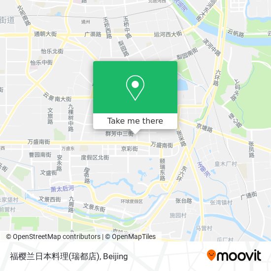 福樱兰日本料理(瑞都店) map