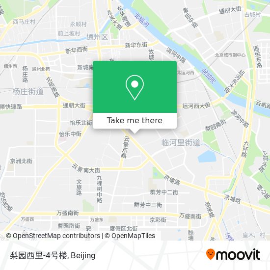 梨园西里-4号楼 map