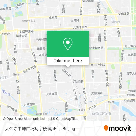 大钟寺中坤广场写字楼-南正门 map