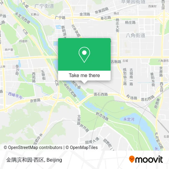 金隅滨和园-西区 map