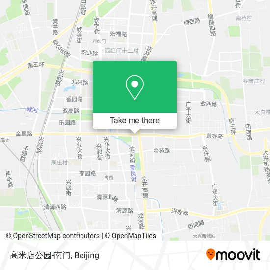 高米店公园-南门 map