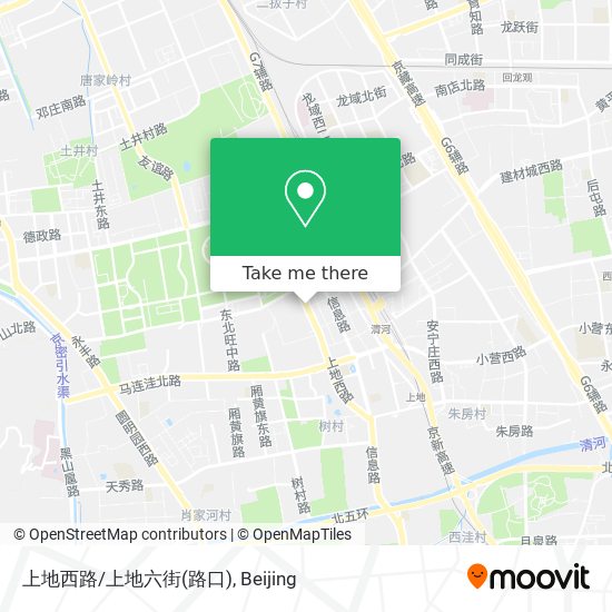 上地西路/上地六街(路口) map