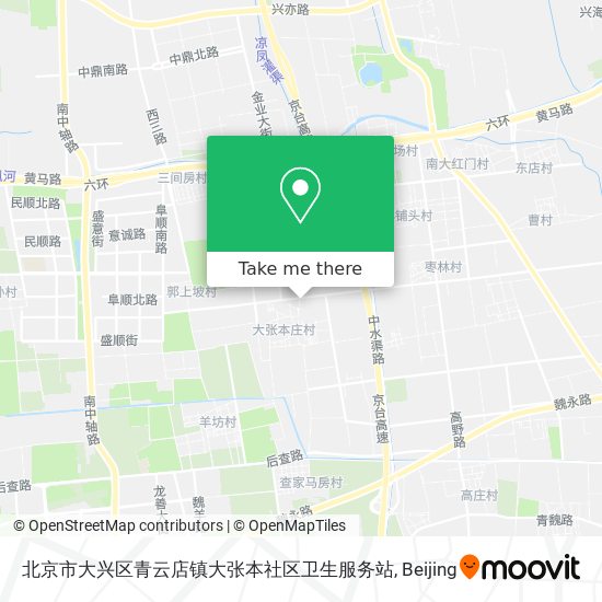 北京市大兴区青云店镇大张本社区卫生服务站 map