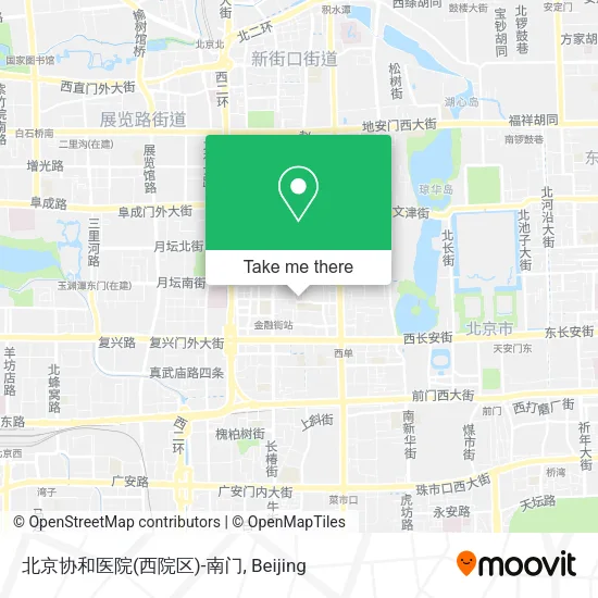 北京协和医院(西院区)-南门 map