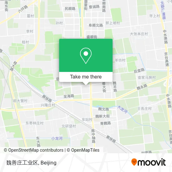 魏善庄工业区 map