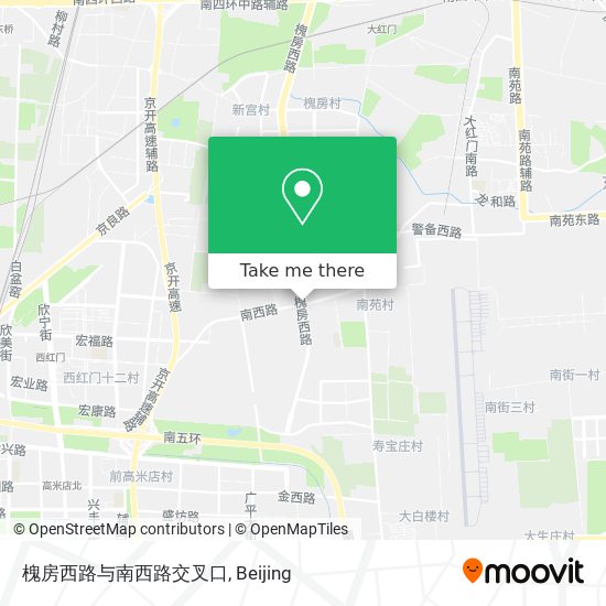 槐房西路与南西路交叉口 map