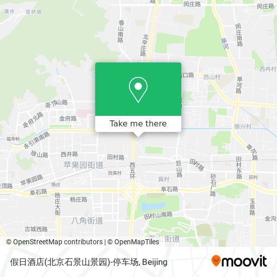 假日酒店(北京石景山景园)-停车场 map