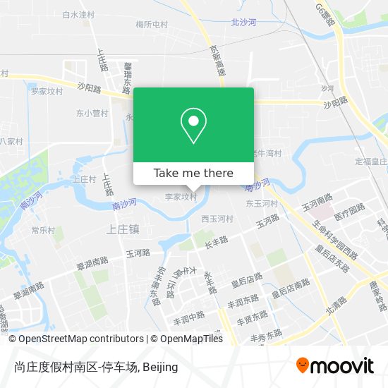 尚庄度假村南区-停车场 map