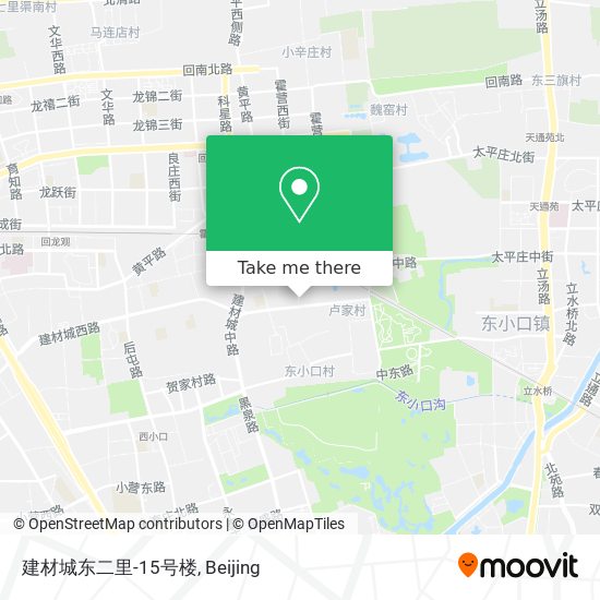 建材城东二里-15号楼 map