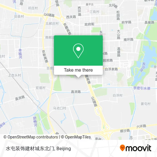水屯装饰建材城东北门 map