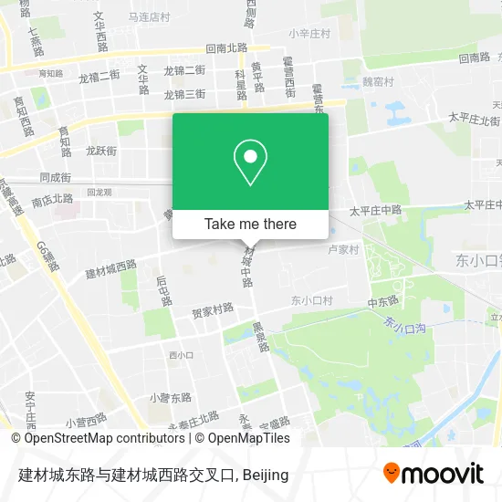 建材城东路与建材城西路交叉口 map