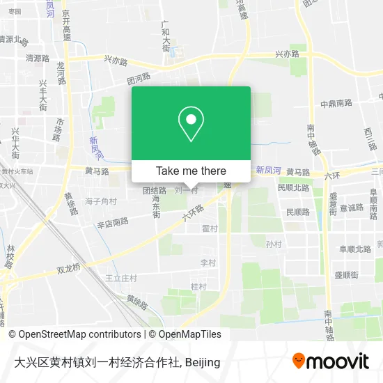 大兴区黄村镇刘一村经济合作社 map