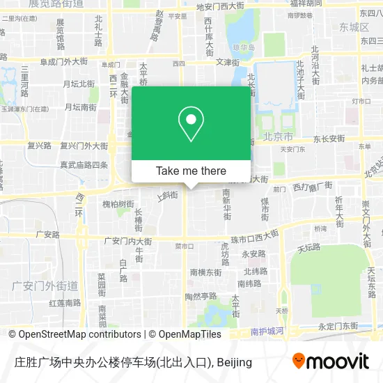 庄胜广场中央办公楼停车场(北出入口) map