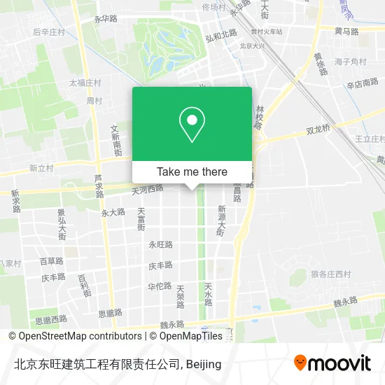 北京东旺建筑工程有限责任公司 map