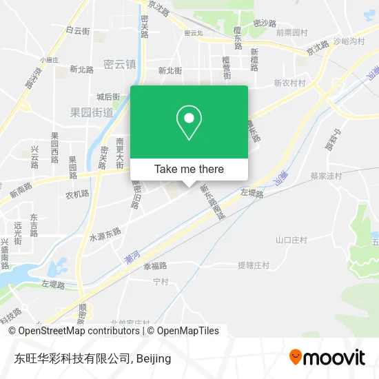 东旺华彩科技有限公司 map