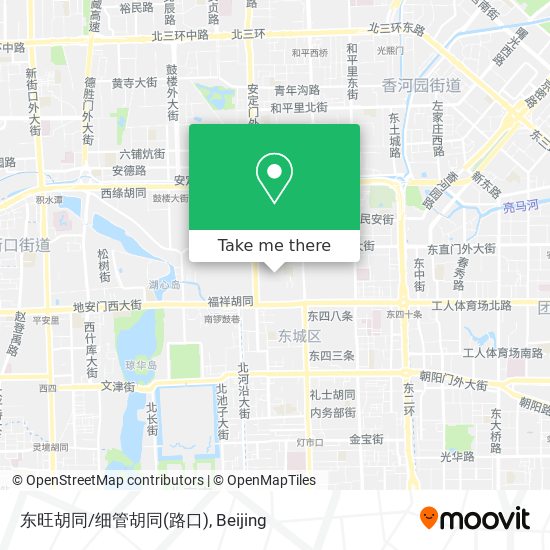 东旺胡同/细管胡同(路口) map