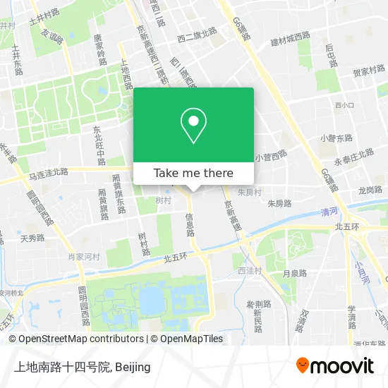 上地南路十四号院 map